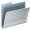 Open File Folder emoji on Apple